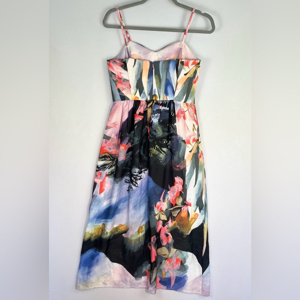 NWT Anthropologie Corey Lynn Calter Daybreak Dress Watercolor - Read - Picture 10 of 11